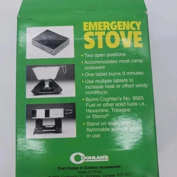 Coghlan's Emergency Stove & 24 Fuel Tablets, Camping Emergency Survival Camp Kit - Picture 4 of 7